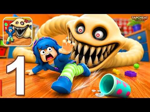 Prison Parkour: Worm Race - Gameplay Walkthrough Part 1 - Hungry Worm Tower Parkour (Android, iOS)