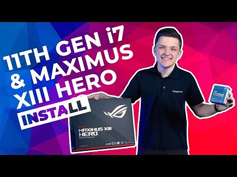Intel i7 11700K and Asus Rog Maximus XIII Hero Motherboard