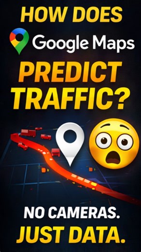 ES on Instagram: "Google Maps doesn’t guess traffic. It reads real movement from millions of phones, including yours. 📍 That’s how it updates traffic in real time. 🚥 Follow to learn how things work. [Real time traffic data, location data explained, How things works, gps, navigation, google, maps, learning, tech, AI] . . . . . . . . #reelstab #explorepage #google #maps #learning #TechFacts #techawareness #data"