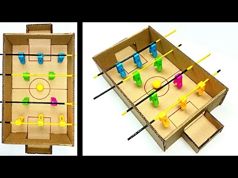 How To Make A Soccer Table || Foosball