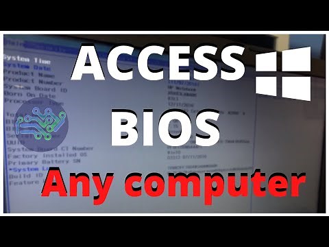 How to ENTER BIOS Windows 10 | ACCESS BIOS Settings and Boot device options