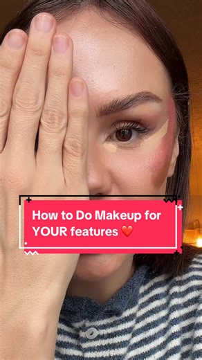 WE SHOULD NOT USE MAKEUP TO PRETEND WE HAVE THE OPPOSITE OF OUR NATURAL FEATURES #beautyhack #makeuphack #roundfacemakeup #roundface #greenscreen