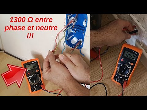 Insulation fault between my live and neutral wires. Non-infinite resistance, not zero: troublesho...