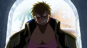 One Piece - Saga 10 : Dressrosa Épisode 709 : Face au lieutenant. Le fier Hajrudin ! - streaming - VF et VOSTFR - ADN