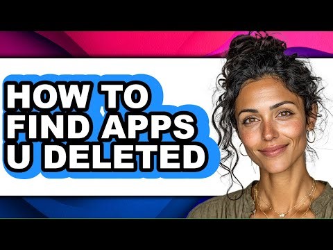 How to Find Apps U Deleted (easy Method)