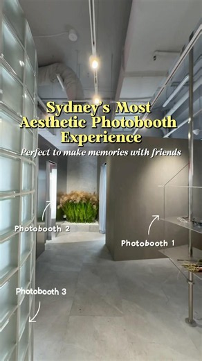 Sydney’s most aesthetic photobooth near central station unlocked! This place is so cute