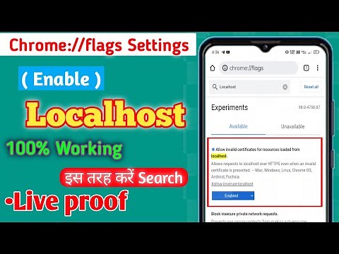 Chrome flags Setting || How to Enable Localhost