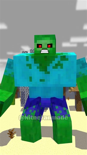 Steve VS Mutant Zombie Attack!
