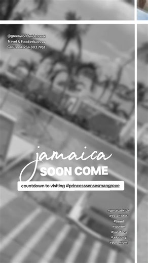 Countdown to Princess Sense Mangrove in Jamaica