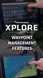 11K views · 107 reactions | Here’s a quick look into a couple of capabilities from XPLORE’s waypoint management system 酪 #Humminbird | Humminbird | Facebook