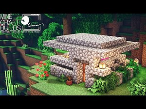 Minecraft: Cobblestone Small Survival House Tutorial 【Cute House】