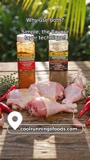 Layer your spices with Cool Runnings Foods!