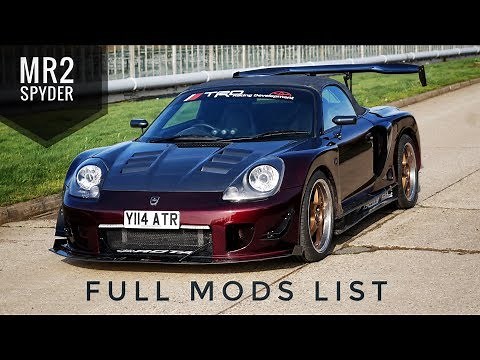 MR2 spyder/roadster widebody turbo - full mods list + fitting ryan tuerck shift knob