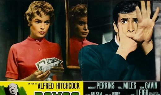Psycho (1960 ) Anthony Perkins, Janet Leigh, Vera Miles, Vaughn Taylor, Martin Balsam, John McIntire, Patricia Hitchcock, Mort Mills, Frank Albertson, John Gavin, Director: Alfred Hitchcock (Eng)