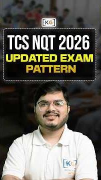 TCS NQT 2026 Updated Exam Pattern #tcsnqt2026 #placementcourse