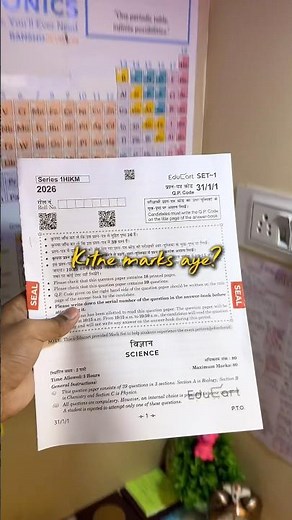 Solving Science Sample Paper as a CBSE 10th Grader 🧪📚#class10 #studywithme #cbse10th