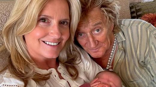Rod Stewart & wife Penny meet newest granddaughter as they share adorable snaps
