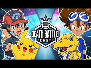 Ash & Pikachu VS Tai & Agumon | DEATH BATTLE Cast #310