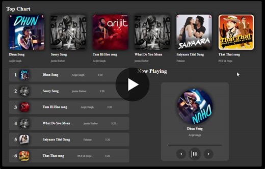 JavaScript Music Player with Dynamic Playlist and Real-Time Progress Bar | Sk Mekail Ali posted on the topic | LinkedIn