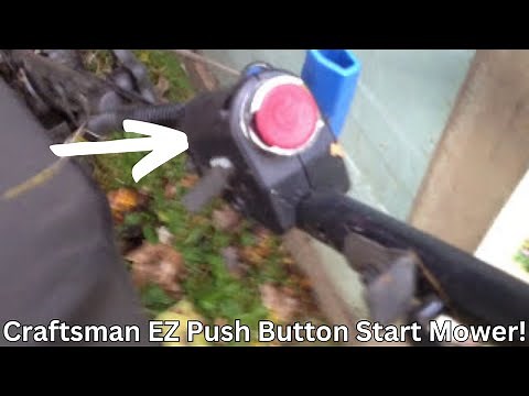 Craftsman Push Button Start Lawnmower EZ Electric Push Button Start