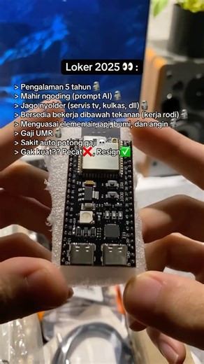 doycodes🕊️ on Instagram: "Hanya berlaku di Konoha ya gaesss🥰🤝 🗣️ : Ini loker atau seleksi jadi Avatar???🗿🗿🗿 Butuh Jasa Arduino/IoT ??? Dm aja gaes 😎🤙 #doycodes #internetofthings #engineering #iot #fyp"