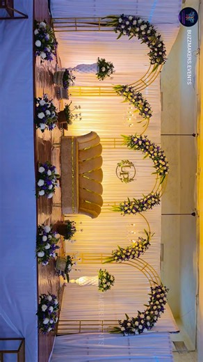 BUZZ MAKERS ✨️ on Instagram: "Simple elegance, timeless moments ✨ Creating beautiful reception vibes in Visakhapatnam where love meets perfect décor. #VizagEvents #ReceptionDecor #VizagWeddings #ElegantDecor #BuzzmakersEvents"
