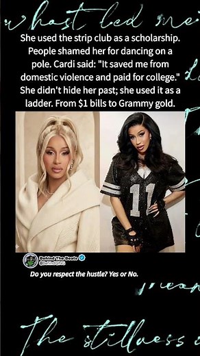 How Cardi B Turned Strip Clubs Into Grammys #CardiB #RapQueen #SuccessStory #HipHop