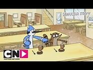 Mordecai and Rigby rock out to 'Fist Pump'! - Regular Show - Cartoon Network