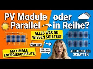 ⚡️ Should PV modules be connected in parallel or in series? Here's how to get the maximum output ...