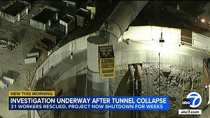 31 workers rescued after tunnel collapse in Wilmington