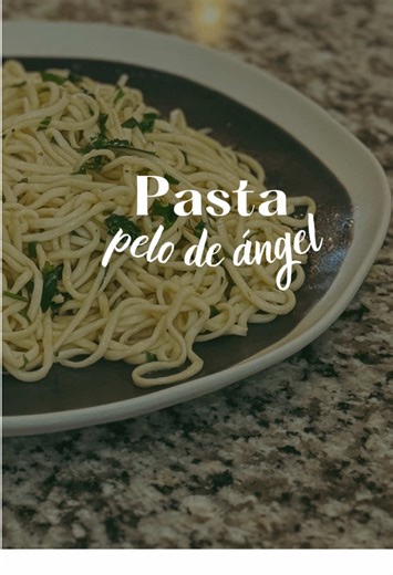 Receta fácil de Pasta Pelo de Ángel