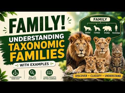 Family! Understanding Taxonomic Families with Examples