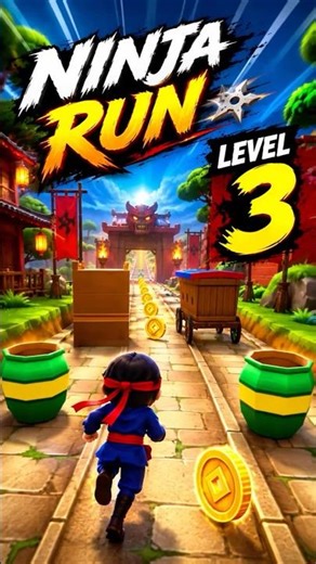 Ninja Run😂All Funny leval 3 games game