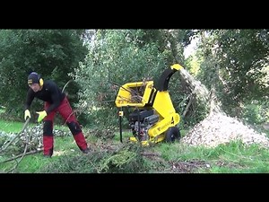 Haecksler 4. The fastest compact wood chipper. Shredding more in less time