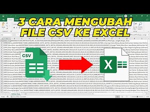 How to Convert CSV Files to Excel Easily and Get Neat Results | Excel Tutorial