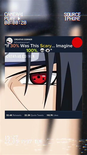 "Itachi Didn't Even Use Mangekyō... Yet Naruto Was Broken 💀🔥 #Shorts"
