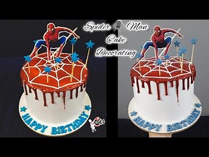 Spiderman Cake Decorating Tutorial ❤️