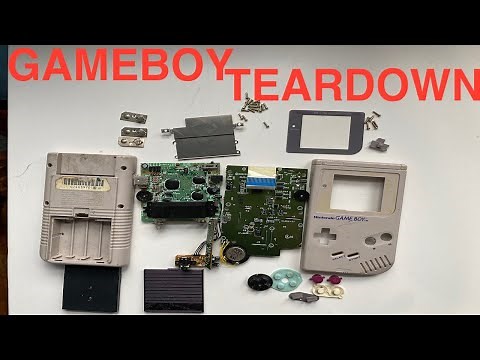 Nintendo Gameboy Teardown - Original Model 1989 - DMG-01