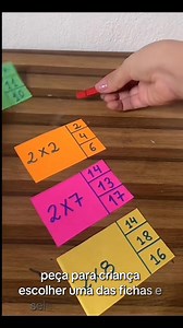 8.9K views · 76 reactions | Tabuada divertida atividade para crianças. #atividadepedagogica #atividadeparacriancas | Escolinha em casa | Facebook