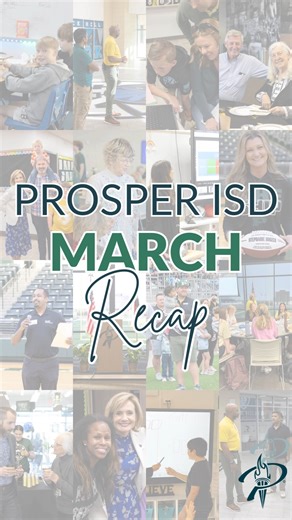 🌟 March in Review! 🌟 March was filled with celebrations, connections, and community! 🎉 From honoring our incredible students to recognizing the amazing members of Prosper ISD, we came together in so many ways! 📚✨We wrapped up the month with our inspiring Hope Walk,, a beautiful reminder of strength and unity. Now, we’re ready for all that April has in store! 🚀#prosperproud | Prosper Independent School District