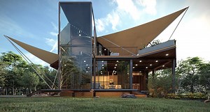 SKETCHUP FREE 3D MODEL | Container House by Thilina Liyanage