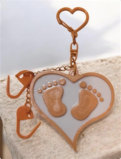 Customize This Baby Feet Keychain, New Mom Gift, Diaper Bag Charm! - Etsy