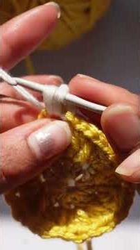 How To Crochet Beautiful Sunflowers Crochet Square #crochet