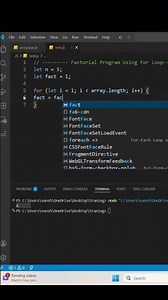 JS Factorial Program Using For Loop | Most Asked JS Interview Question