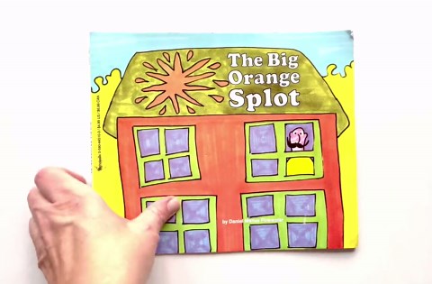 The Big Orange Splot | by Daniel Manus Pinkwater | 1977 | Vintage Children's Book | Children's Library | Paperback - Etsy