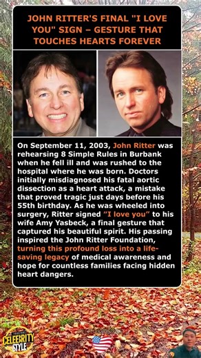 John Ritter's Final "I Love You" Sign – Gesture That Touches Hearts Forever