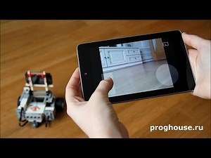 FPV controlling EV3 robot via RoboCam app
