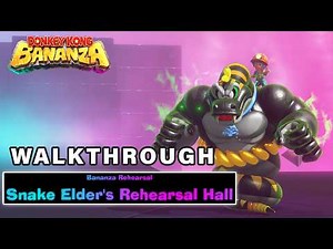 How to do SNAKE Bananza Rehearsal Hall ► Donkey Kong Bananza
