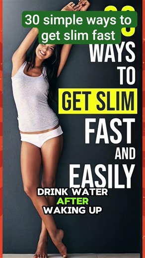 30 simple ways to get slim fast #fitnessmotivation #weightloss #healthylifestyle