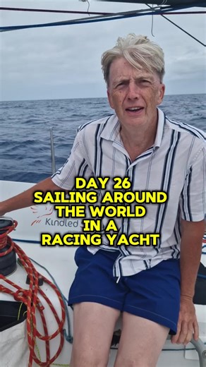 DAY 26 Sailing around the world. Happy Birthday Lisa! #offshore #sailinglife #sailing #atlantic #roundtheworld